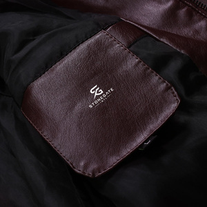 Genuine Leather <b>Jacket</b> Men <b>Vintage</b> Motorcycle <b>Biker</b> Classic Outerwear Winter Casual Streetwear <b>Jacket</b> OEM - Product Image 4