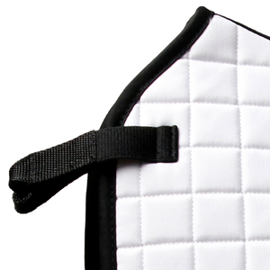 Vente flash : tapis de selle d'équitation en coton personnalisé de qualité supérieure, blanc, pour le dressage et les courses de chevaux - Product Image 2