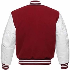 Solid Color Letterman Winter <b>Men</b> Jacket Bulk Quantity Good Stitched Hot Selling <b>Men</b> Varsity Jacket - Product Image 5