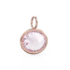 Colgante de Oro Sólido Amarillo de 14k con Morganita de 4.50ct, Corte Ovalado, Gema Rosa, Piedra de Nacimiento de Octubre, para Moissanita Suelta - Product Image 6