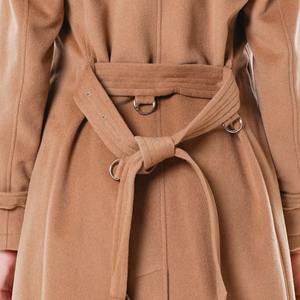 Manteau en laine d'hiver de qualité supérieure pour femmes, style élégant et décontracté avec doublure polaire longue, tendance et chic - Product Image 5