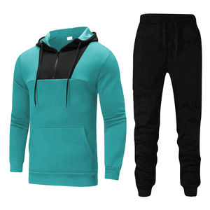 Nouvelle collection 2026 : Survêtement athlétique 2-en-1 pour homme, en polaire 100 % polyester, avec sweat à capuche et pantalon de jogging, idéal pour l'hiver - Product Image 4