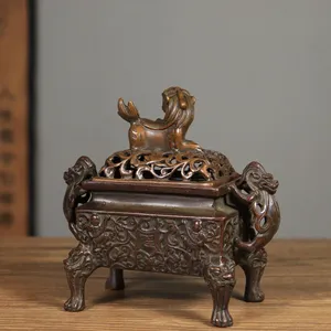 Traditional Middle Eastern Style <b>Bakhoor</b> Incense Burner Crafted for <b>Oud</b> Wood Enhancing Cultural and Spiritual Spaces - Product Image 4