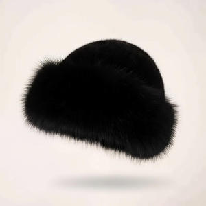 SIDDIQUI HOSINEX Nouveau 2024 Chapeau Bob Femme Adulte en Fausse Fourrure Unie Laminée Décontracté Doux Sans Couture Effet Délavé Déchiré Hiver Chaud avec Nœud - Product Image 5