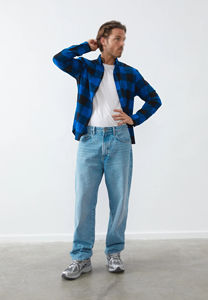High Quality Design Men <b>Flannel</b> Shirts Breathable Men <b>Flannel</b> Shirts Lightweight Men <b>Flannel</b> Shirts - Product Image 1
