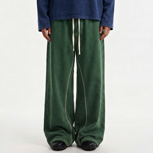 Pantalons de survêtement en coton pour hommes, style sport et streetwear, prix usine, service de marque privée - Product Image 6