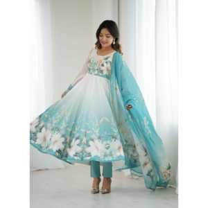 Hermoso vestido de fiesta: parte inferior y tamaño Dupatta XS para un aspecto impresionante - Product Image 6