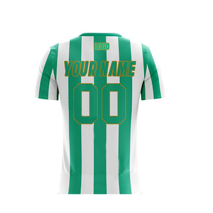 Camiseta de Fútbol Profesional Lista para Torneos, Diseño Duradero, 100% Poliéster Antibacterial, Números y Logotipos Personalizados, Estampado Corto - Product Image 2