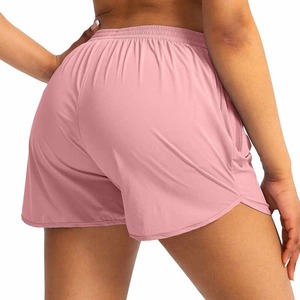 Shorts de course pour femmes en tissu éponge respirant et imperméable, taille mi-haute, taille élastique, séchage rapide, pour yoga et gym - Product Image 4