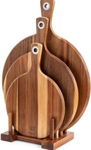 Planche à découper en bois massif de qualité supérieure, surface de découpe durable pour la viande, les légumes, les fruits, la cuisine quotidienne - Product Image 2