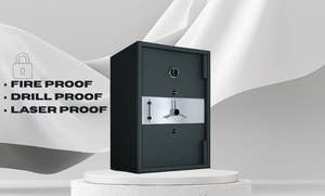 Caja Fuerte de Acero Resistente y Duradera para el Hogar, con Mecanismo de Seguridad de Combinación de Alta Seguridad - Product Image 2