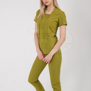 Breathable Hospital Workwear Professional Scrubs <b>Set</b> Durable Comfortable Medical Uniform For <b>Doctors</b> - Product Image 4