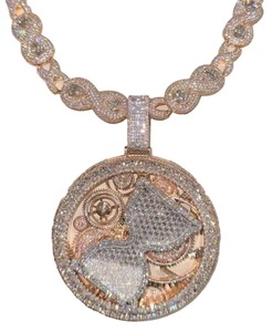 Personalizado hermoso Hip Hop Moissanite diamante reloj de arena colgante otro diamante colgante piedra características encantadoras regalo de aniversario - Product Image 4