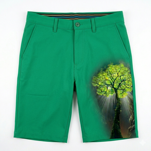 Pantalones Cortos de Golf para Hombre de Primera Calidad, Diseño Deportivo 2026, Color Sólido Personalizado, Transpirables, de Secado Rápido, 100% Poliéster - Product Image 6