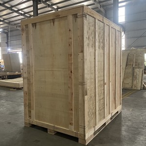 Fabricant vietnamien Vente en gros Grande caisse de rangement en bois avec porte Boîte de rangement empilable en bois pour le déménagement de la cargaison de stockage - Product Image 6