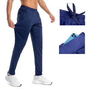 Pantalon large décontracté taille haute pour femme, séchage rapide, respirant, polyvalent, couleur unie, taille élastique - Product Image 1