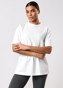 T-shirt à manches courtes en coton de haute qualité avec logo personnalisé rose pour femmes T-shirt à manches longues - Product Image 4