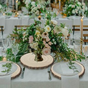 Paulownia Wood Rounds Wholesale Natural Rustic Eco-Friendly DIY Wedding Crafts - Product Image 4