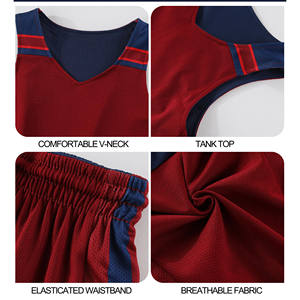 Conjunto de Uniforme de Baloncesto para Hombre, Personalizable con Logotipo del Equipo, Camiseta y Pantalones Cortos de Baloncesto, Equipamiento Deportivo de Entrenamiento - Product Image 5