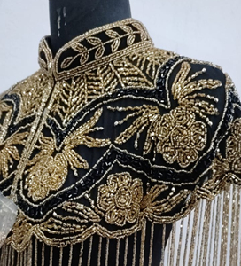 New 2026 Vintage Festive Summer Sparkling Nightclub Handbeaded Women Party Cape <b>Top</b> with Long Sparkling Fringes for Ladies - Product Image 3