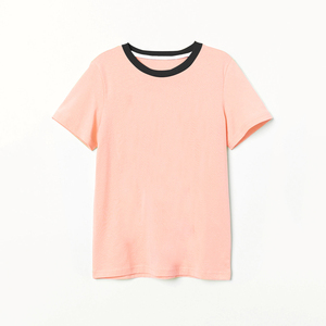 T-shirt décontracté uni à manches courtes et col rond pour enfants, garçons, bébés, tout-petits, coupe classique, couleur unie, 100 % coton, infroissable et respirant - Product Image 1