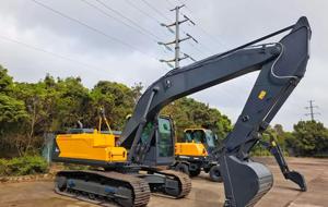 Excavatrice sur chenilles noire HX205G de marque supérieure, équipement de construction robuste de 20 tonnes avec une puissance de creusement élevée - Product Image 2