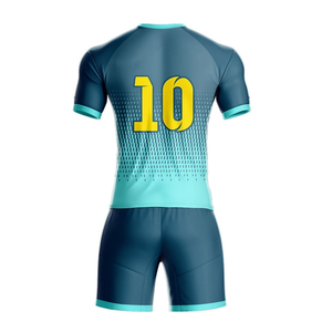 Uniformes de Fútbol Personalizados de Buena Calidad, Transpirables, Cuello en V, Manga Corta, Unisex, Uniformes de Entrenamiento de Fútbol Económicos, Conjuntos de Uniformes para Equipos de Fútbol - Product Image 4
