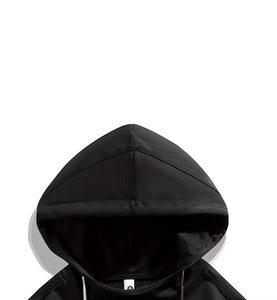Custom High Quality Custom Logo Men Pullover Hoodie Fleece Knitted Polyester/Cotton Oversized Lined Breathable Winter - Product Image 6