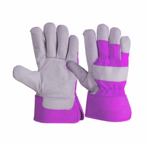 Gants de travail en cuir de vachette grainé de qualité supérieure, résistants, doux et confortables, gants de protection personnelle pour la construction - Product Image 3