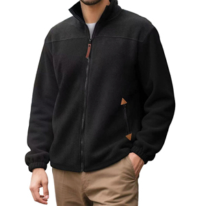 <b>Men's</b> Brown Fleece Quarter-<b>Zip</b> <b>Jacket</b> —Effortless warmth with a classic quarter-<b>zip</b> finish made for everyday comfort. - Product Image 4