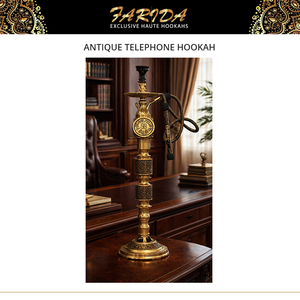 Cachimba de Latón Macizo de Primera Calidad, Estilo Antiguo, Juego Completo |   Cachimba Egipcia de Lujo |   Cachimba Farida Personalizada y Duradera - Product Image 6