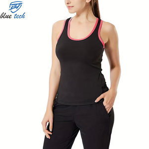 Women Activewear Tank Top Sleeveless Gym Fitness Workout Running Yoga Top Stretch Sportswear Custom Logo & Design Print - Product Image 3