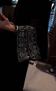Black Embroidered Elegant Abaya Long Sleeve Floor Length Modest <b>Dress</b> Women Middle East <b>Prayer</b> Wear Breathable Quick Dry - Product Image 3