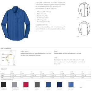 Camisas de Vestir Personalizadas para Hombre S663 SuperPro Twill con Bordado Personalizado con Logotipos y Textos, Agrega un Toque Personalizado - Product Image 2