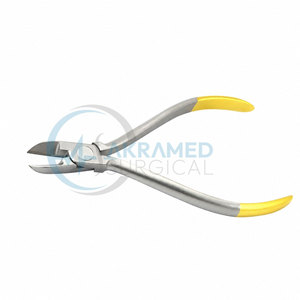 Pince coupante robuste pour fils orthodontiques, outil dentaire en acier inoxydable pour extrémités distales - Product Image 1