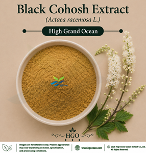 HGO Factory Direct Supply Black Cohosh Extract (Actaea racemosa L.) (Health food Grade) Ratio 4:1 5:1 10:1 20:1 100:1 200:1 - Product Image 1