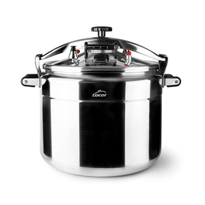 Pentola a pressione Lacor in acciaio inox da 6 litri con coperchio e manici per la cottura - Product Image 3