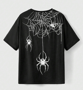 T-shirt en coton 100% imprimé avec logo, coupe ample, impression en relief, service OEM, tendance et confortable pour hommes - Product Image 5