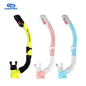 Aropec Kids Dry Snorkel avec embout buccal en silicone souple et tube flexible, attache facilement ajustable pour enfants - OEM/ODM/OBM - Product Image 1