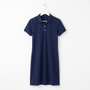 Camisa Blanca para Mujer, 100% Algodón, para Vestir, Manga Corta, Cuello con Solapa, Estampado Frontal, Logotipo Personalizado, Servicio OEM - Product Image 2