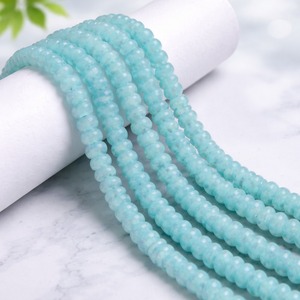 Perles de pierre naturelle turquoise rondes 8x5mm en gros pour la fabrication de bijoux (fil) - Product Image 6