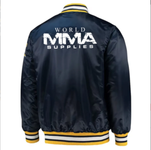 New Red Woolen Bomber <b>Jacket</b> with Yellow Rib <b>Smart</b> <b>Casual</b> Winter Design Thin Thickness Zipper Closure and Button Decoration - Product Image 3