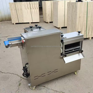 Machine multifonctionnelle à découper en dés de poulet, de porc et de bœuf, trancheuse de viande neuve pour restaurant - Product Image 6