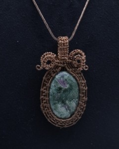 Natural Agate Stone Copper Wire <b>Wrapped</b> Pendant Necklace Handmade Boho Gemstone Jewelry <b>Gift</b> for Women - Product Image 4