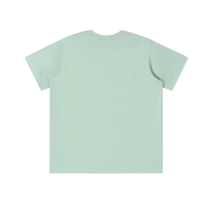 เสื้อยืดทรงบ็อกซี่ผ้าฝ้าย 100% ปรับแต่งได้สำหรับผู้ชาย แขนสั้น คอกลม ไหล่ตก น้ำหนักเบา ผ้าถักเนื้อแน่น แห้งเร็ว ด้านหน้าเรียบ - Product Image 2