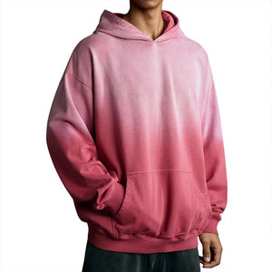 Sweat à capuche pour homme en molleton de coton épais, personnalisé, délavé, doux, décontracté et élégant, effet délavé à l'acide, pour l'hiver - Product Image 4