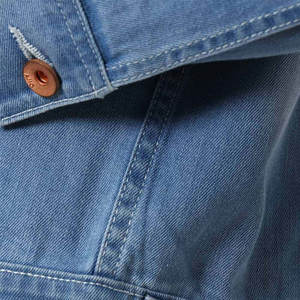 Veste en jean pour femme, couleur unie, tendance, en coton, vente en gros, faible MOQ, fabrication en usine - Product Image 6