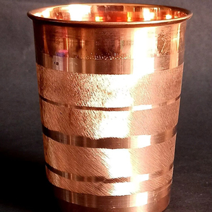 <b>Copper</b> glasses traditional <b>table</b> drinkware ayurvedic eco friendly reusable durable for cultural home kitchen use - Product Image 1