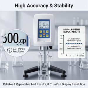 NDJ-5S Digitales Viskosimeter Rotationsartiges Laborviskosimeter zur Viskositätsmessung <span class=keywords><strong>Brookfield</strong></span> Research - Product Image 4