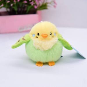 Porte-clés en peluche d'animaux volants : mini-oiseaux doux, jouets en peluche (moineau, pingouin, perroquet), poupées en peluche, porte-clés Dodos, jouets porte-clés en peluche d'oiseaux - Product Image 3
